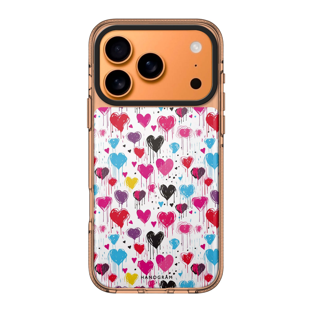 Drip Embrace abstract iPhone 17 Pro Max ultra clear case