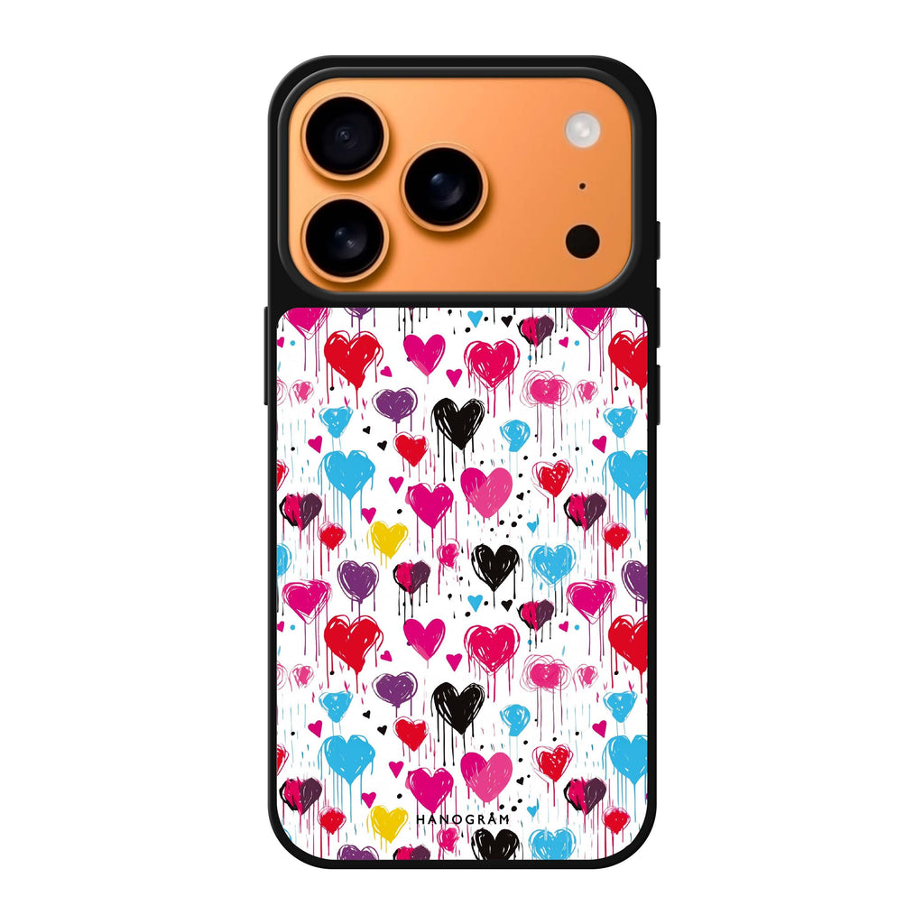 Drip Embrace abstract iPhone 17 Pro Max mirror case