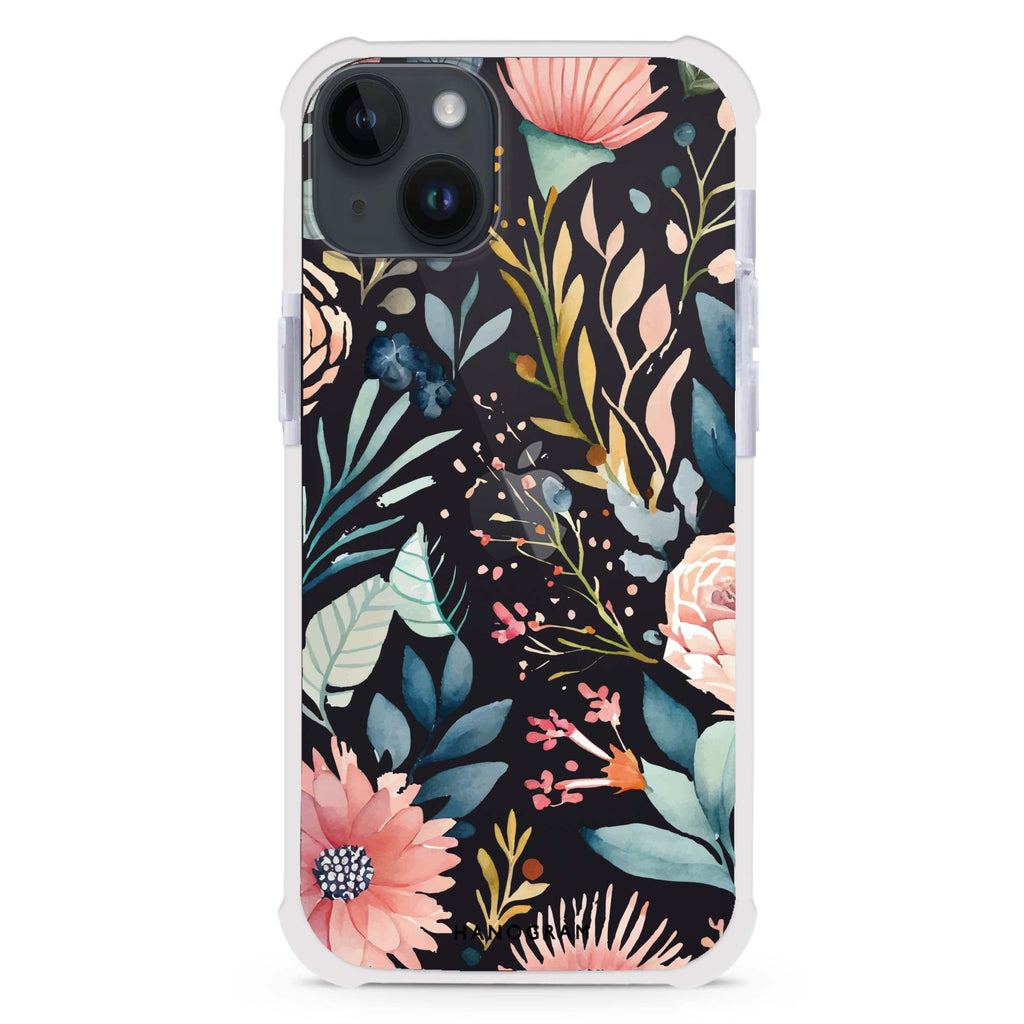 Floral Pattern iPhone 15 Plus Ultra Shockproof Case