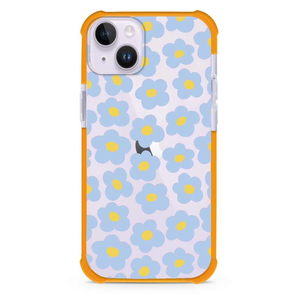 Flowers Pattern iPhone 15 Plus Ultra Shockproof Case