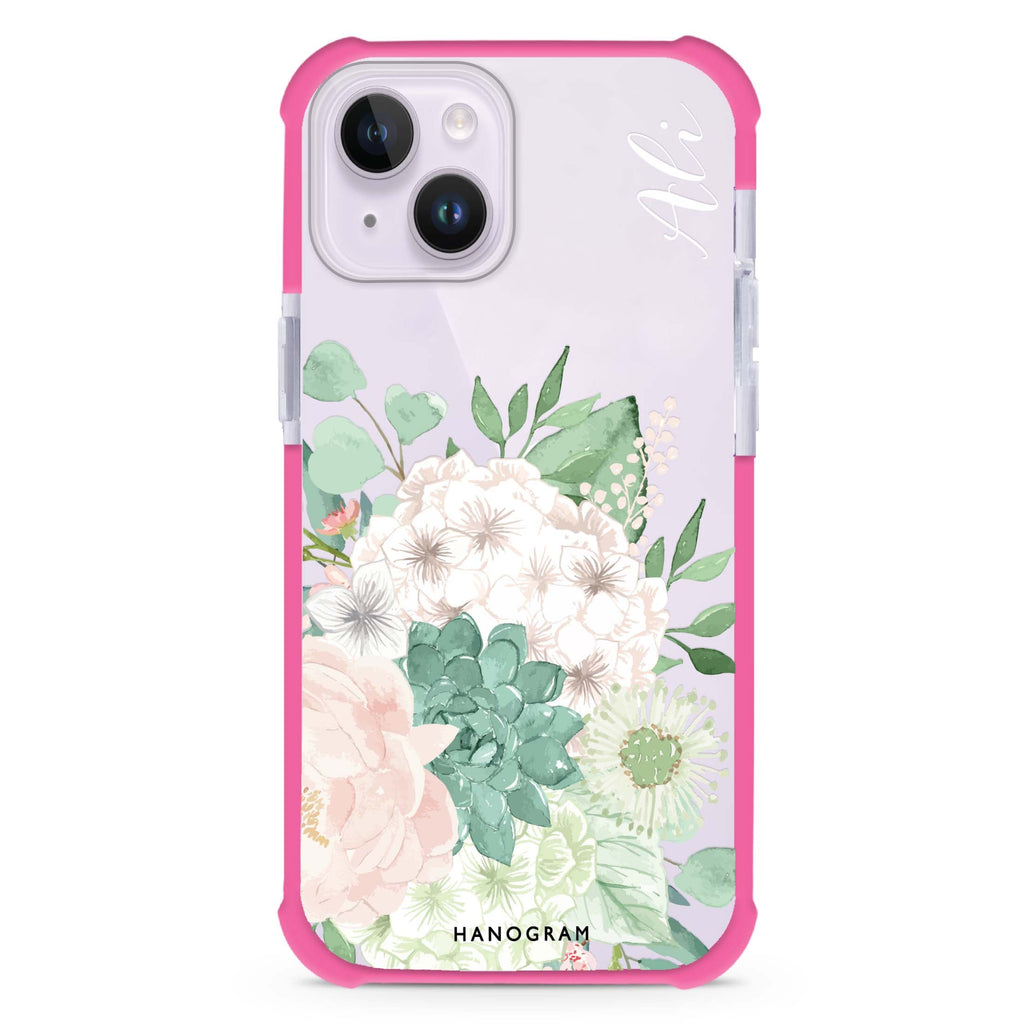 Vintage Flowers iPhone 15 Plus Ultra Shockproof Case