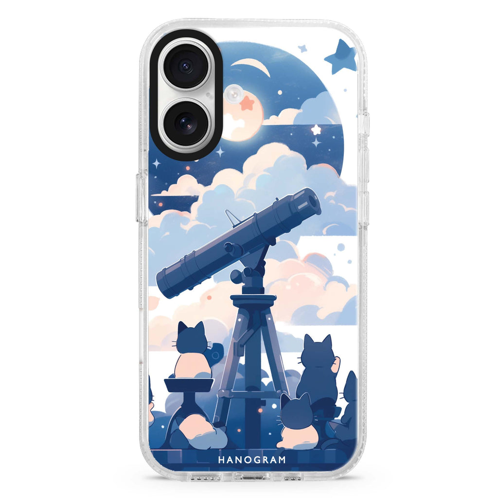 StarGaze Kitty MagSafe Compatible iPhone 16 Ultra Clear Case - Personalized and Stylish Protection