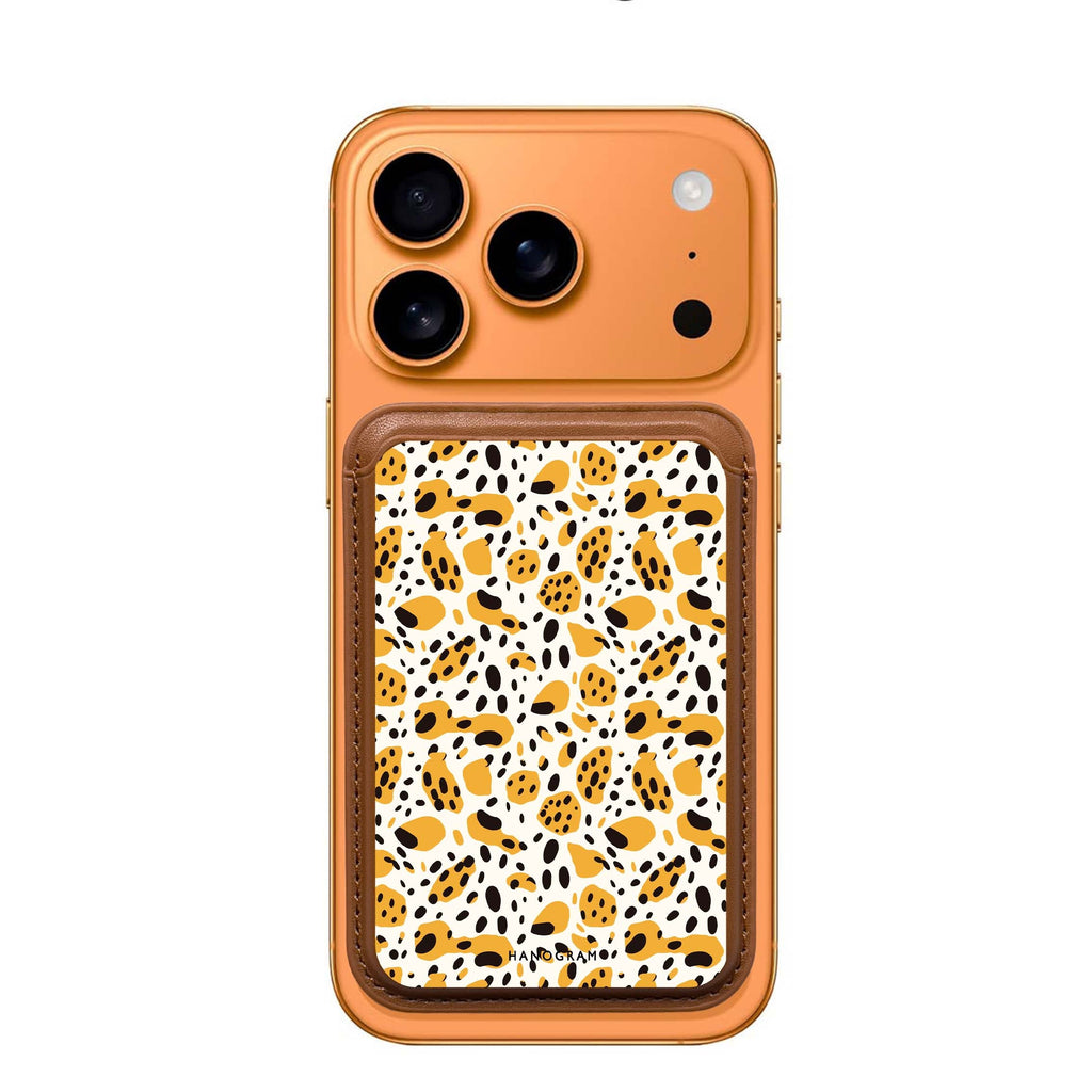 Wild Patterning MagSafe wallet for iPhone, slim magnetic card holder, main view