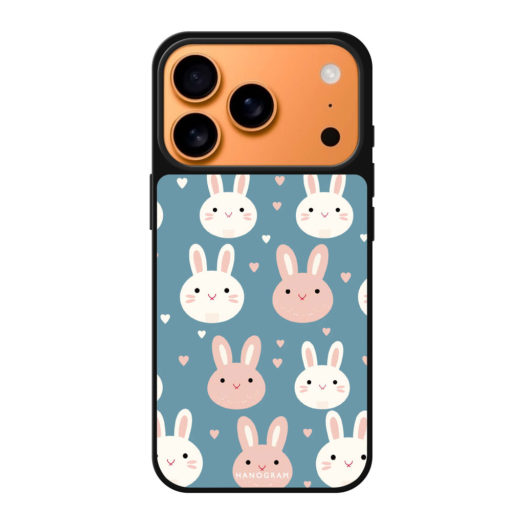 Cuddly Hopper cute iPhone 17 Pro Max mirror case