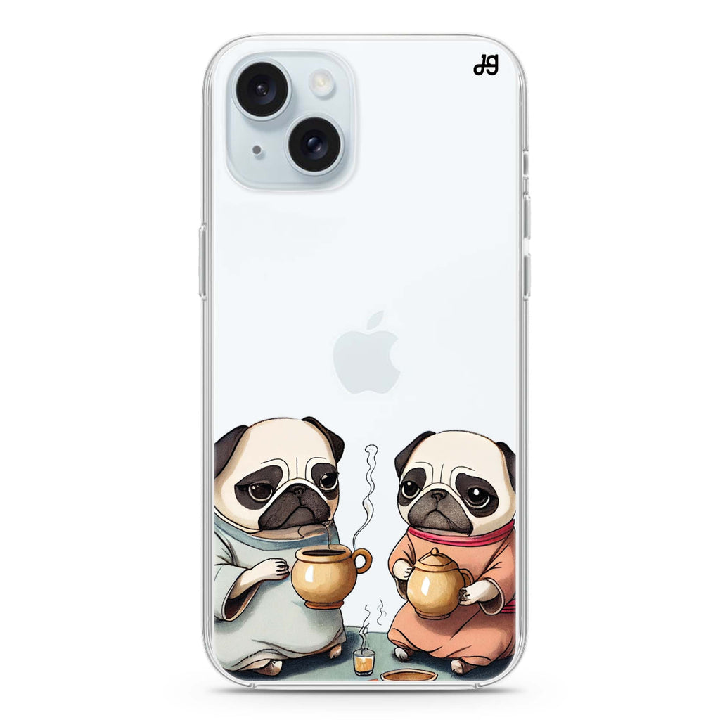 Pug Tea Time iPhone Ultra Clear Case
