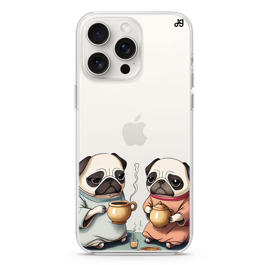 Pug Tea Time iPhone Ultra Clear Case
