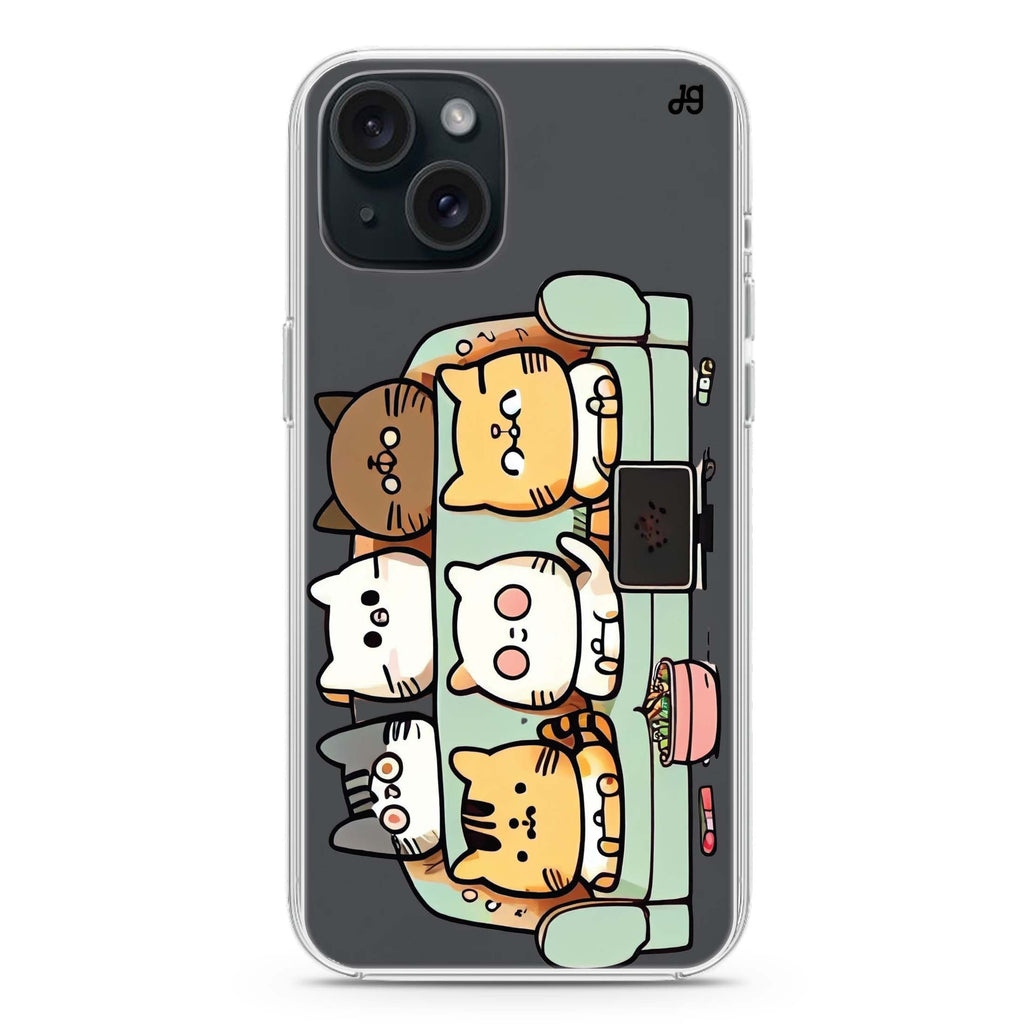 TV Cats iPhone Ultra Clear Case