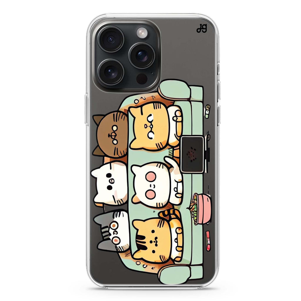 TV Cats iPhone Ultra Clear Case