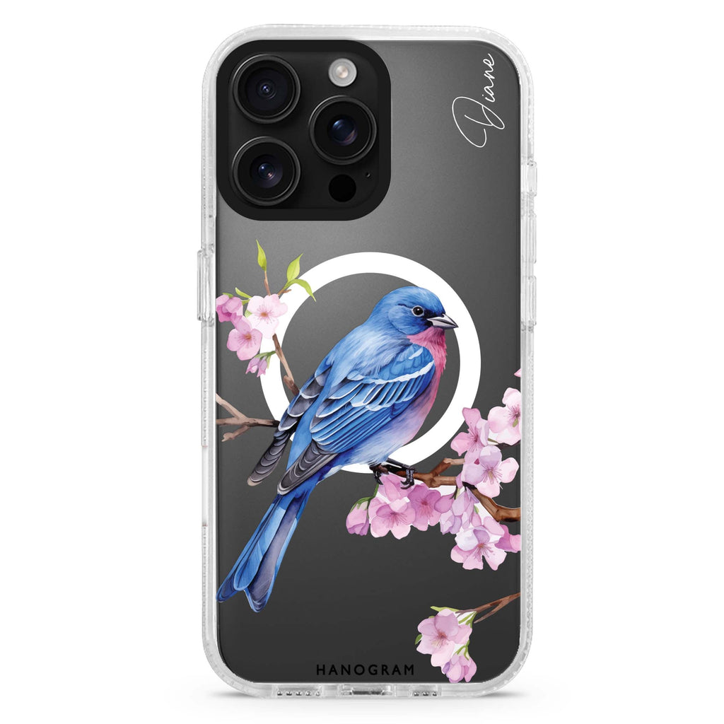 Bird of the Soul MagSafe Compatible iPhone 16 Pro Ultra Clear Case - Personalized and Stylish Protection