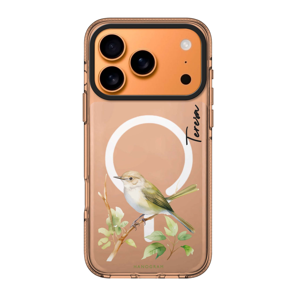 Warbler Whisper personalized name bird animal iPhone 17 Pro Max ultra clear case