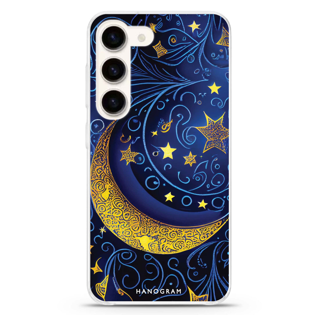 Big Moon ultra-clear case for Samsung Galaxy S23/S22, front view