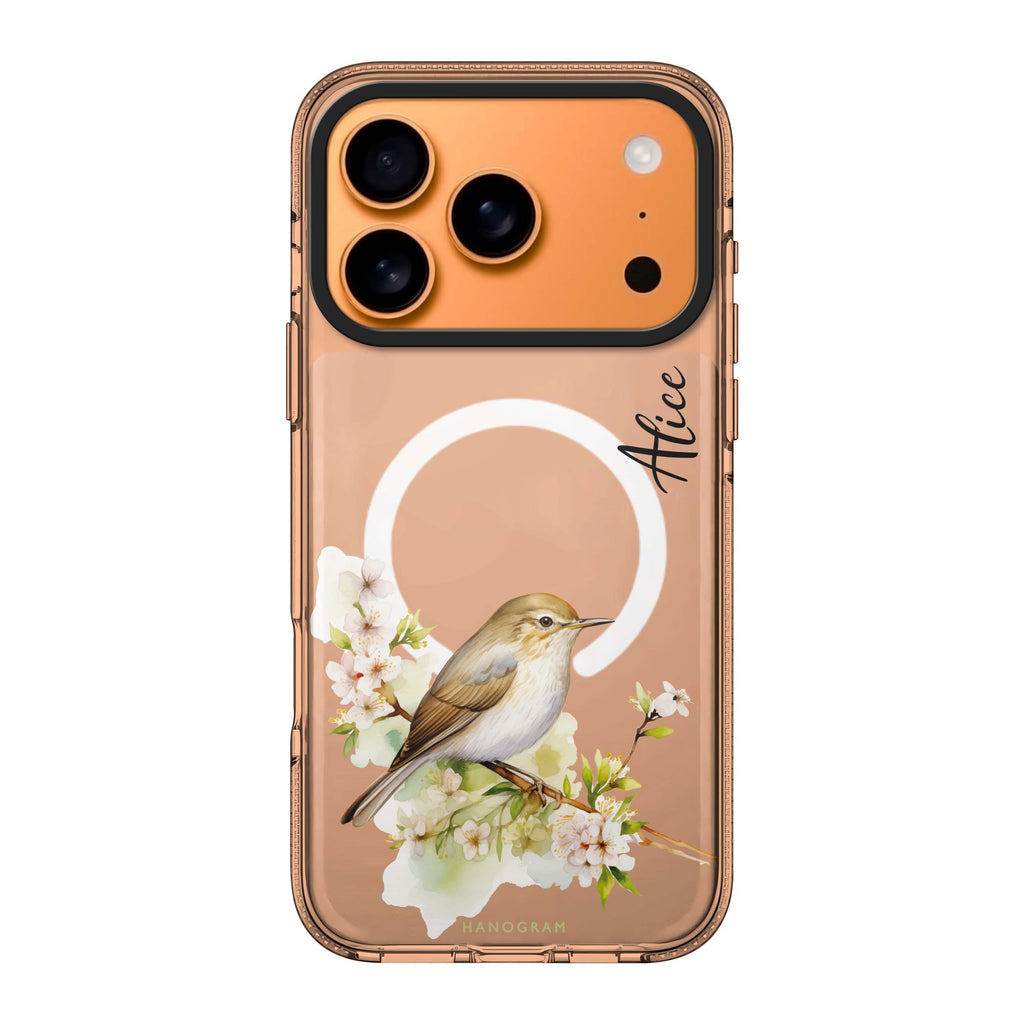Warbler's Haven personalized name bird animal iPhone 17 Pro Max ultra clear case