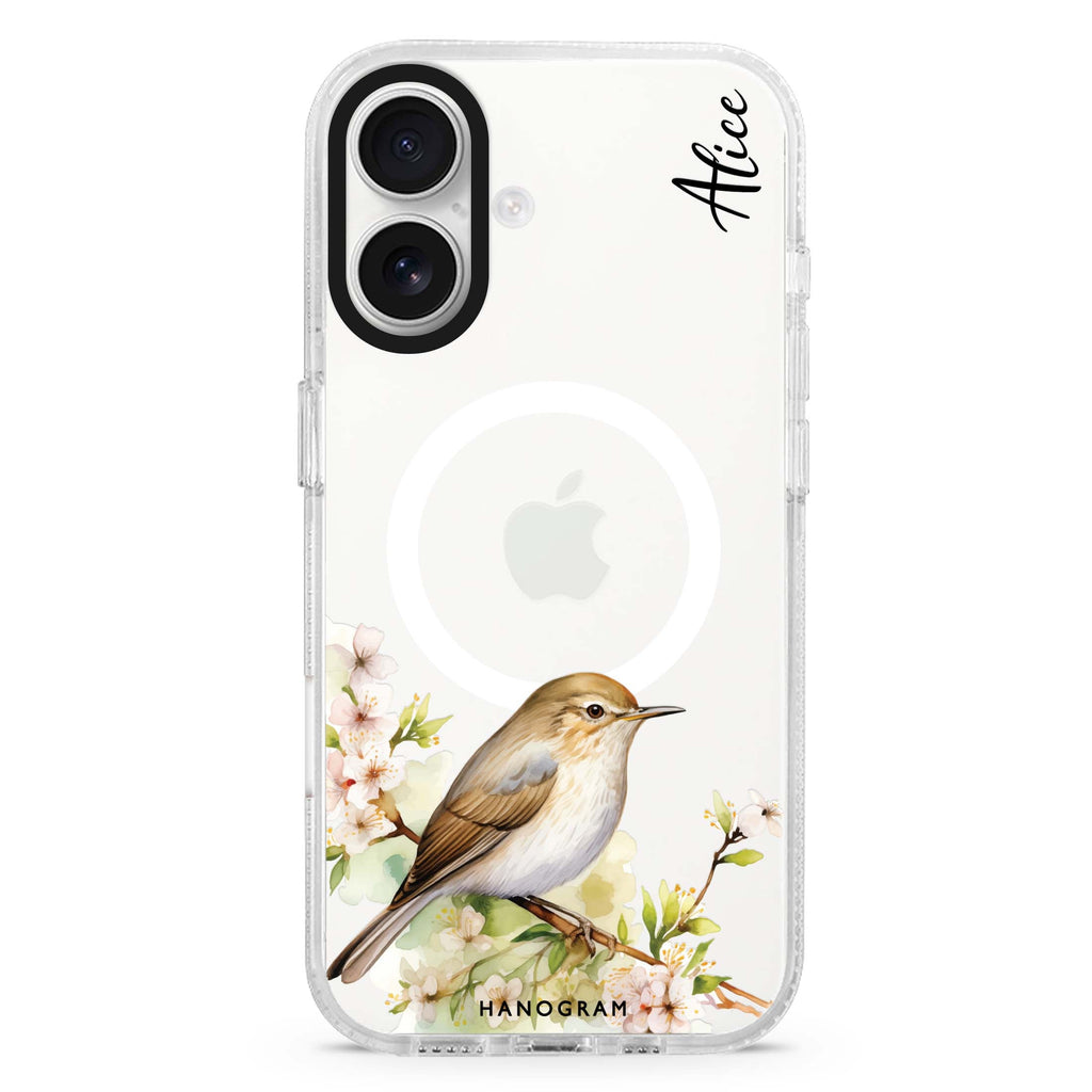 Warbler's Haven MagSafe Compatible iPhone 16 Ultra Clear Case - Personalized and Stylish Protection