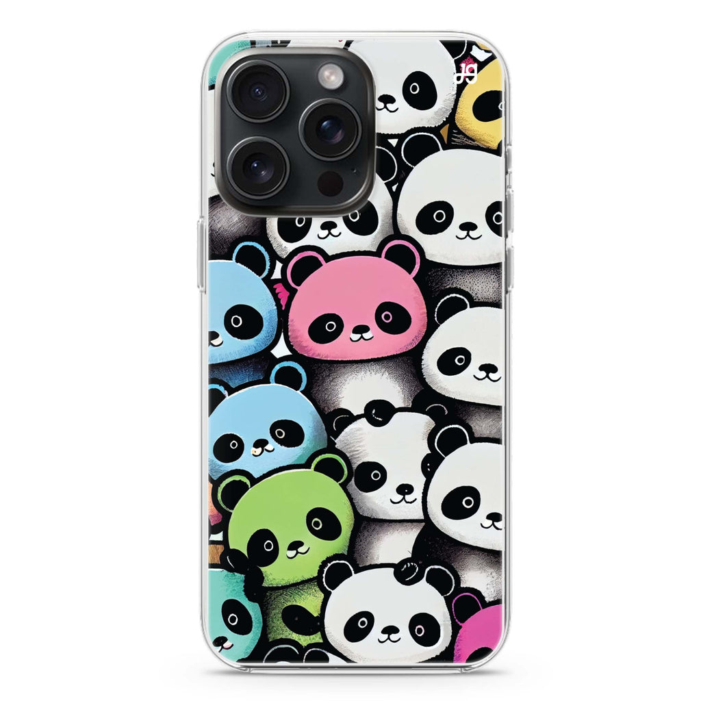Cute Pandas iPhone Ultra Clear Case