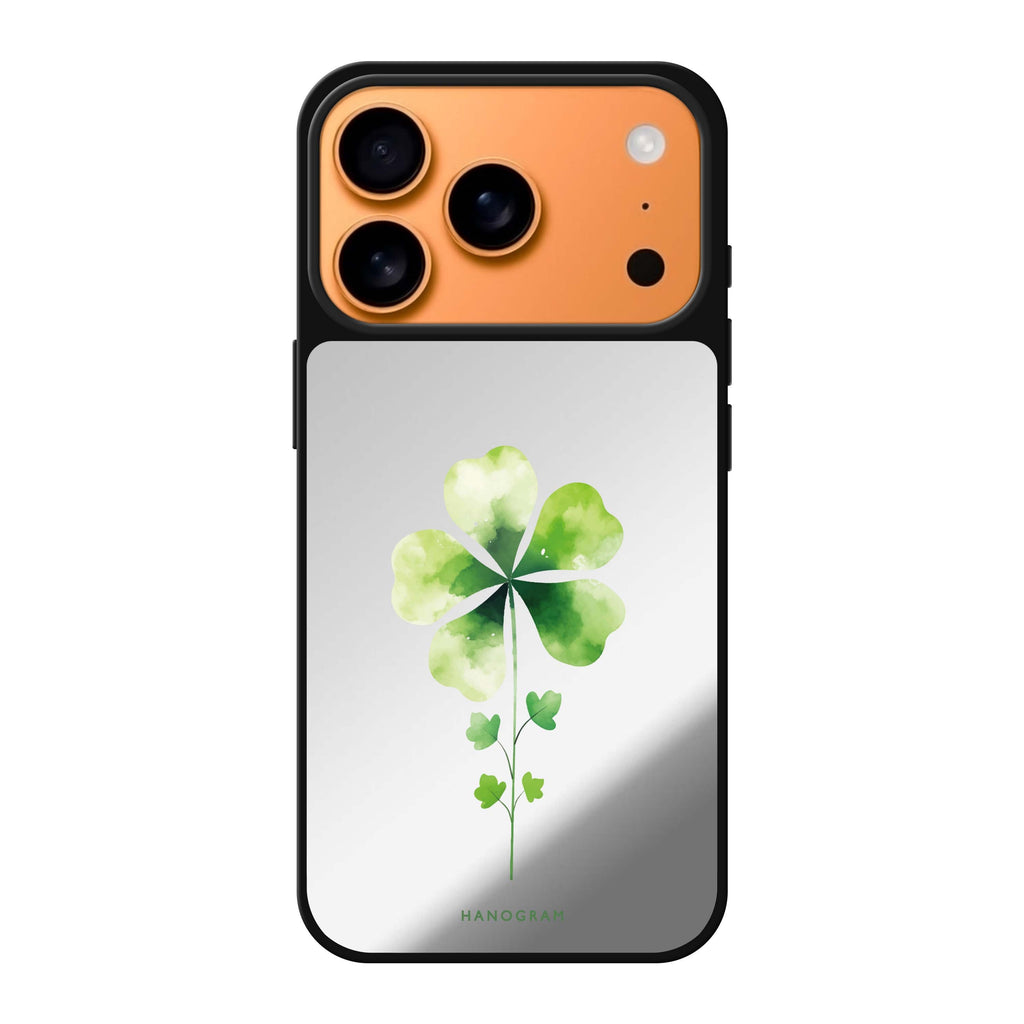 Green Bliss green iPhone 17 Pro Max mirror case