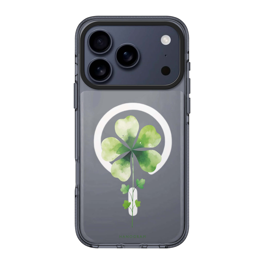 Green Bliss green graphic iPhone 17 Pro Max ultra clear case