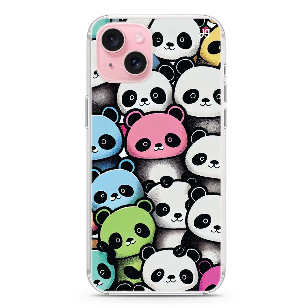 Cute Pandas iPhone Ultra Clear Case