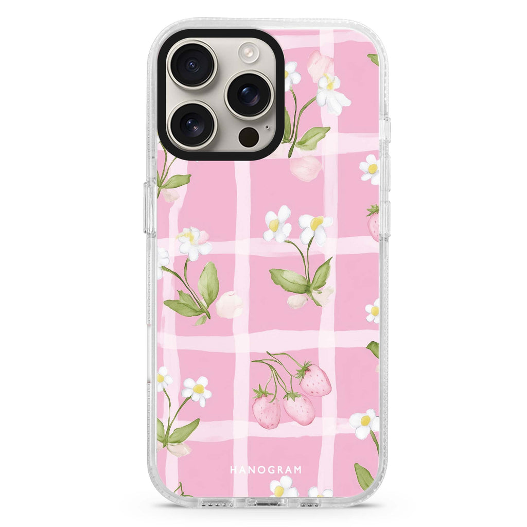 Berry Lace MagSafe Compatible Ultra Clear Case
