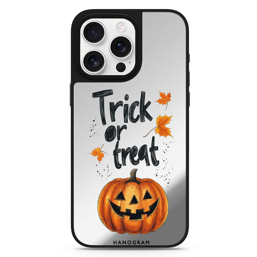 Trick or Treat Delight MagSafe compatible mirror case for iPhone 16/15/14 Pro Max and Pro, main view