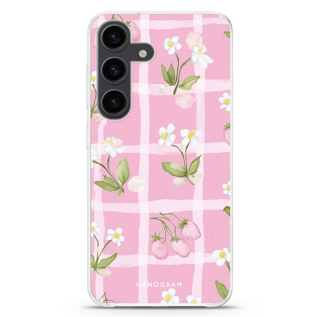 Berry Lace Samsung Galaxy Ultra Clear Case