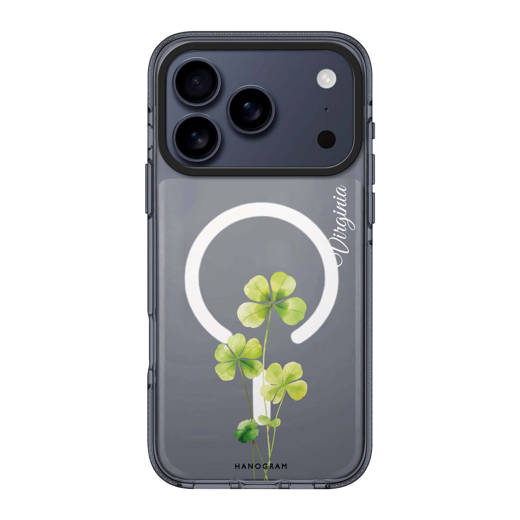 Trinity Blossom personalized name flower floral spring iPhone 17 Pro Max ultra clear case