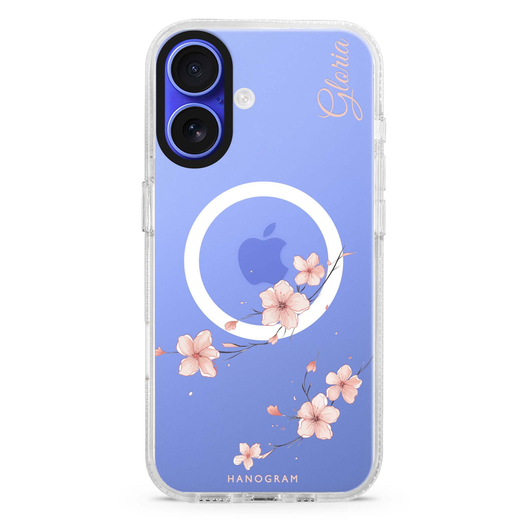 Sakura Spirit MagSafe Compatible iPhone 16 Ultra Clear Case - Personalized and Stylish Protection