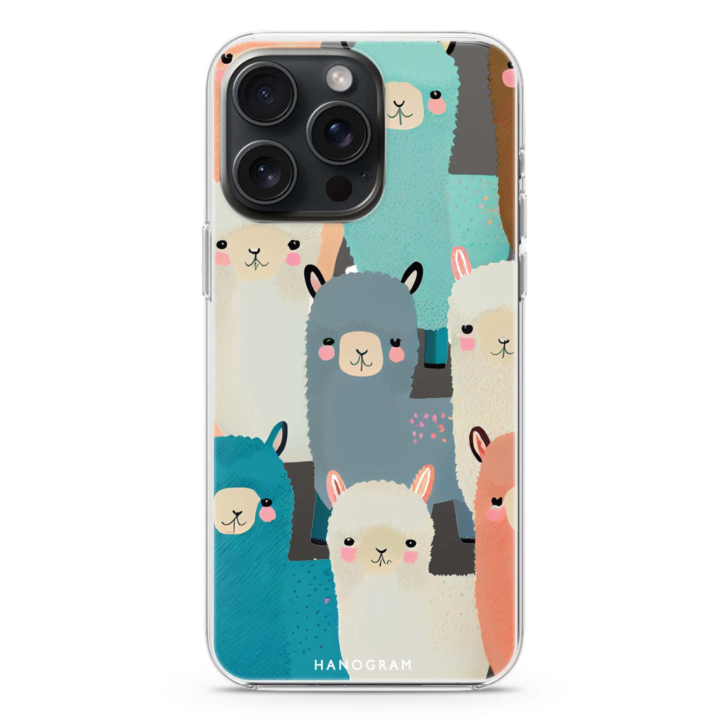 Cute Alpaca iPhone Ultra Clear Case