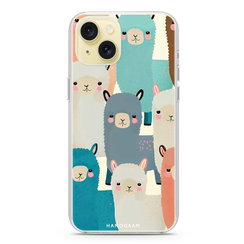 Cute Alpaca iPhone Ultra Clear Case