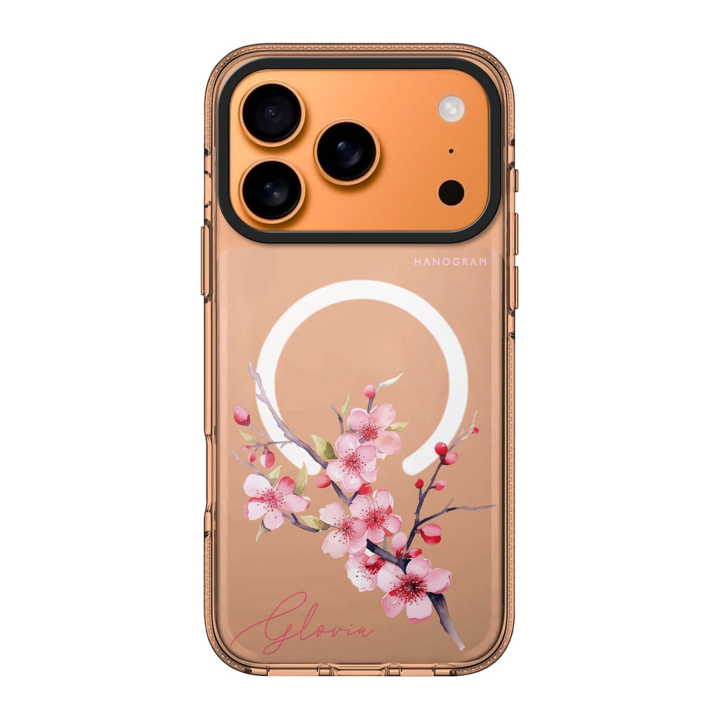 Petal Harmony personalized name flower floral iPhone 17 Pro Max ultra clear case