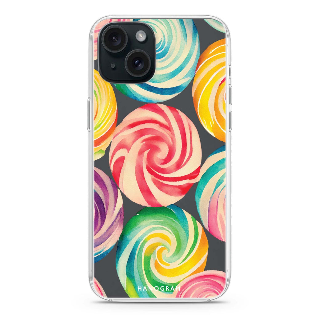 Abstract Candy iPhone Ultra Clear Case