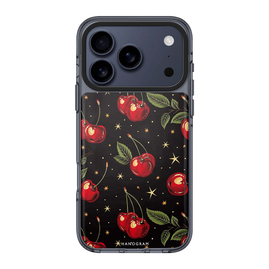 Cherry Harmony cherry fruit iPhone 17 Pro Max ultra clear case