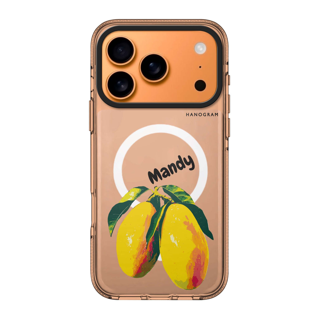 Mango Majesty personalized name mango food fruit iPhone 17 Pro Max ultra clear case