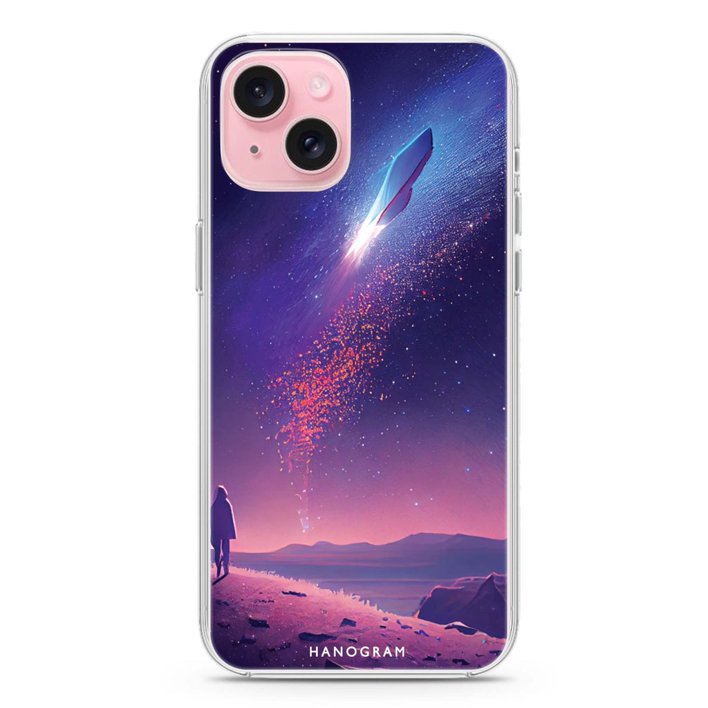 Imagine the Galaxy II iPhone 15 plus Ultra Clear Case