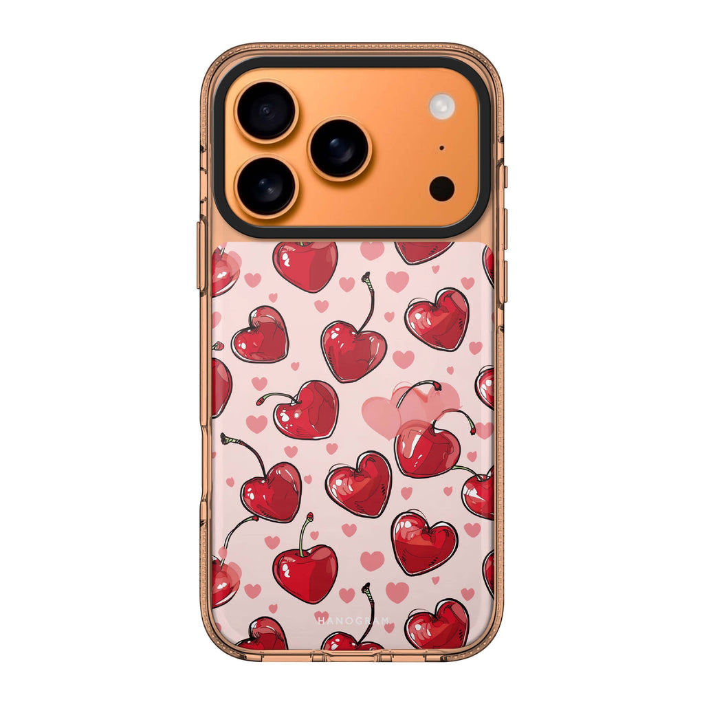 Cherry Amore cherry fruit iPhone 17 Pro Max ultra clear case