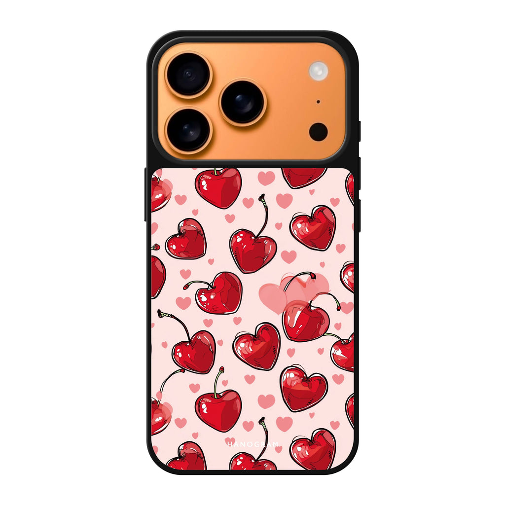 Cherry Amore cherry fruit iPhone 17 Pro Max mirror case