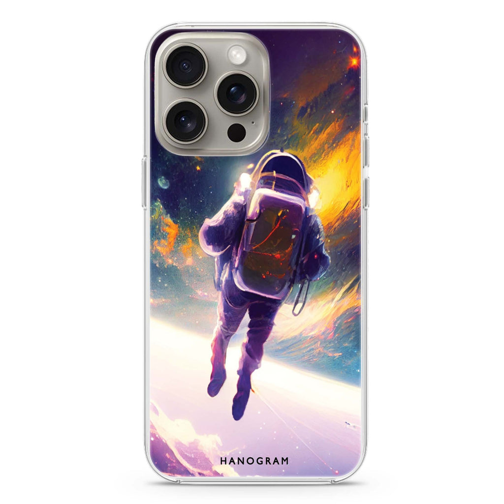 Flying Astronaut iPhone Ultra Clear Case