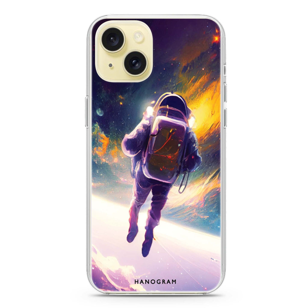 Flying Astronaut iPhone Ultra Clear Case