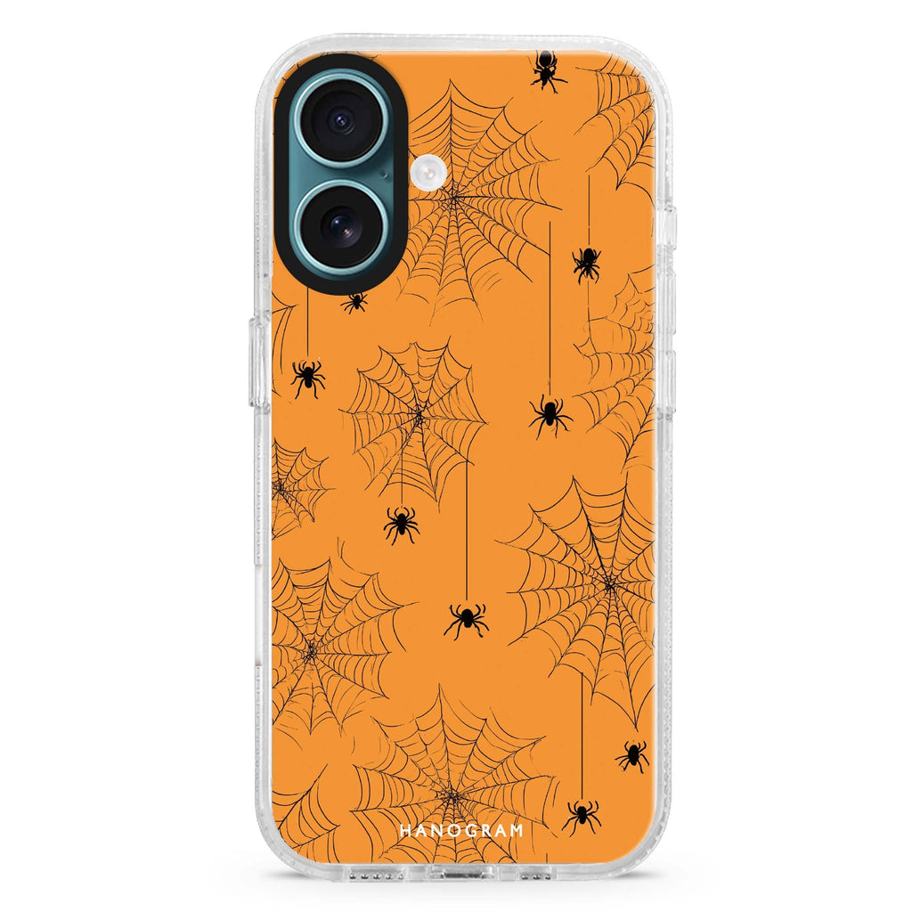 Spooky Web Weave MagSafe Compatible Ultra Clear Case