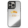 Queen's Crown personalized name MagSafe mirror case for iPhone 16/15/14 Pro Max and Pro, main view