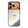Queen's crown personalized name crown portrait romantic elegant iPhone 17 Pro Max mirror case