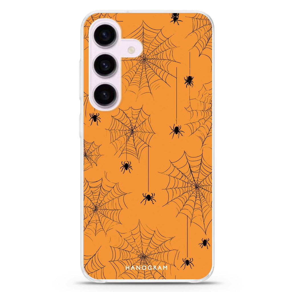 Spooky Web Weave Samsung Galaxy Ultra Clear Case