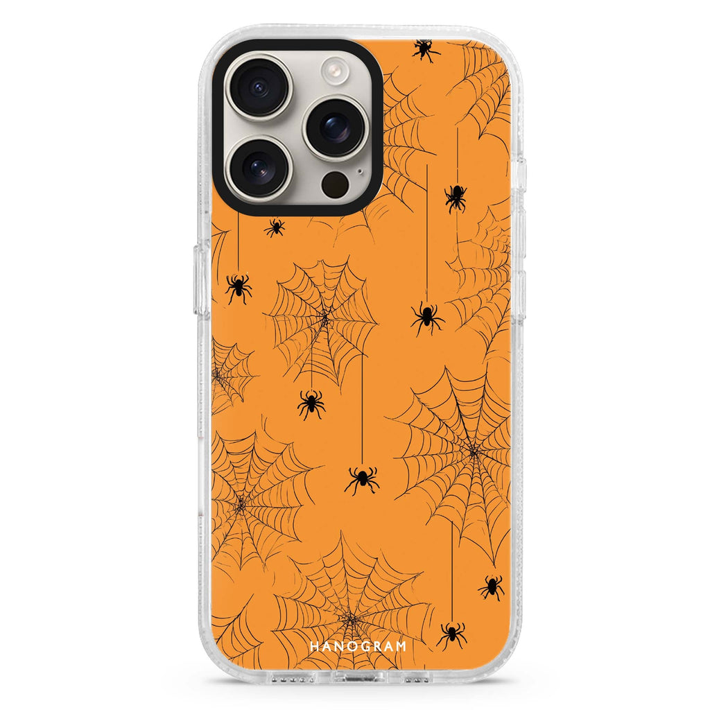 Spooky Web Weave iPhone Ultra Clear Case
