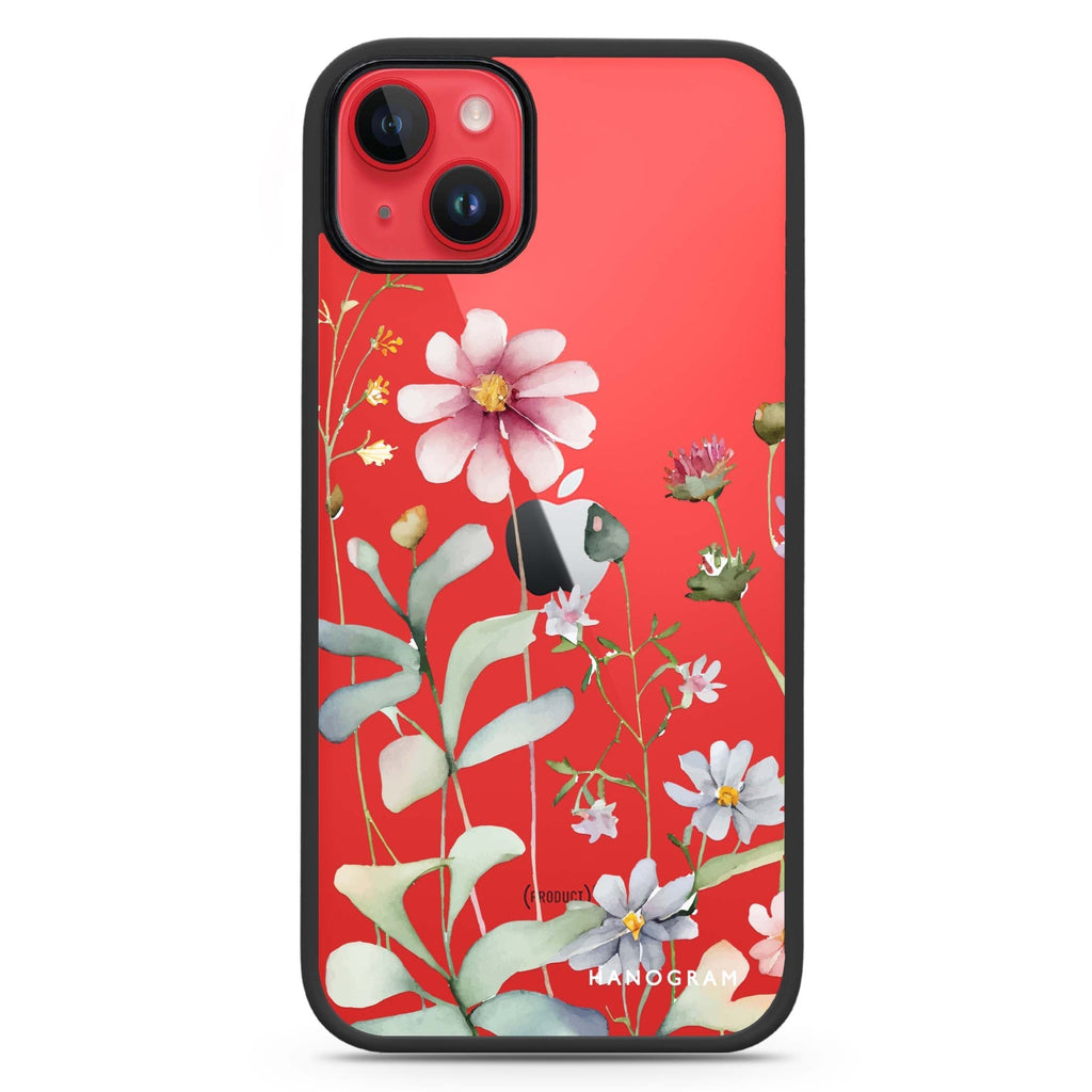 Floral iPhone 15 Plus Impact Guard Bumper Case