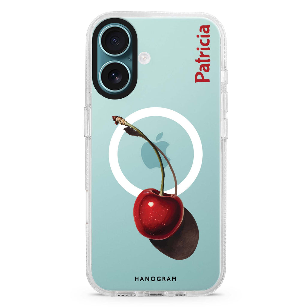 Ruby Rhapsody MagSafe Compatible iPhone 16 Ultra Clear Case - Personalized and Stylish Protection