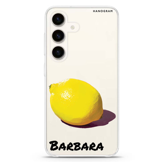 Lemon Lush Samsung Galaxy Ultra Clear Case