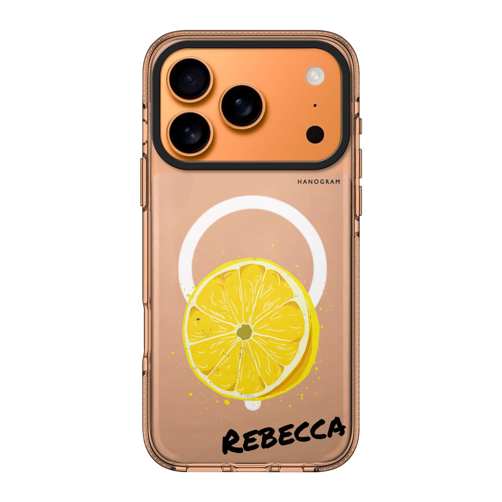 Zesty Zen personalized name graphic minimalist iPhone 17 Pro Max ultra clear case