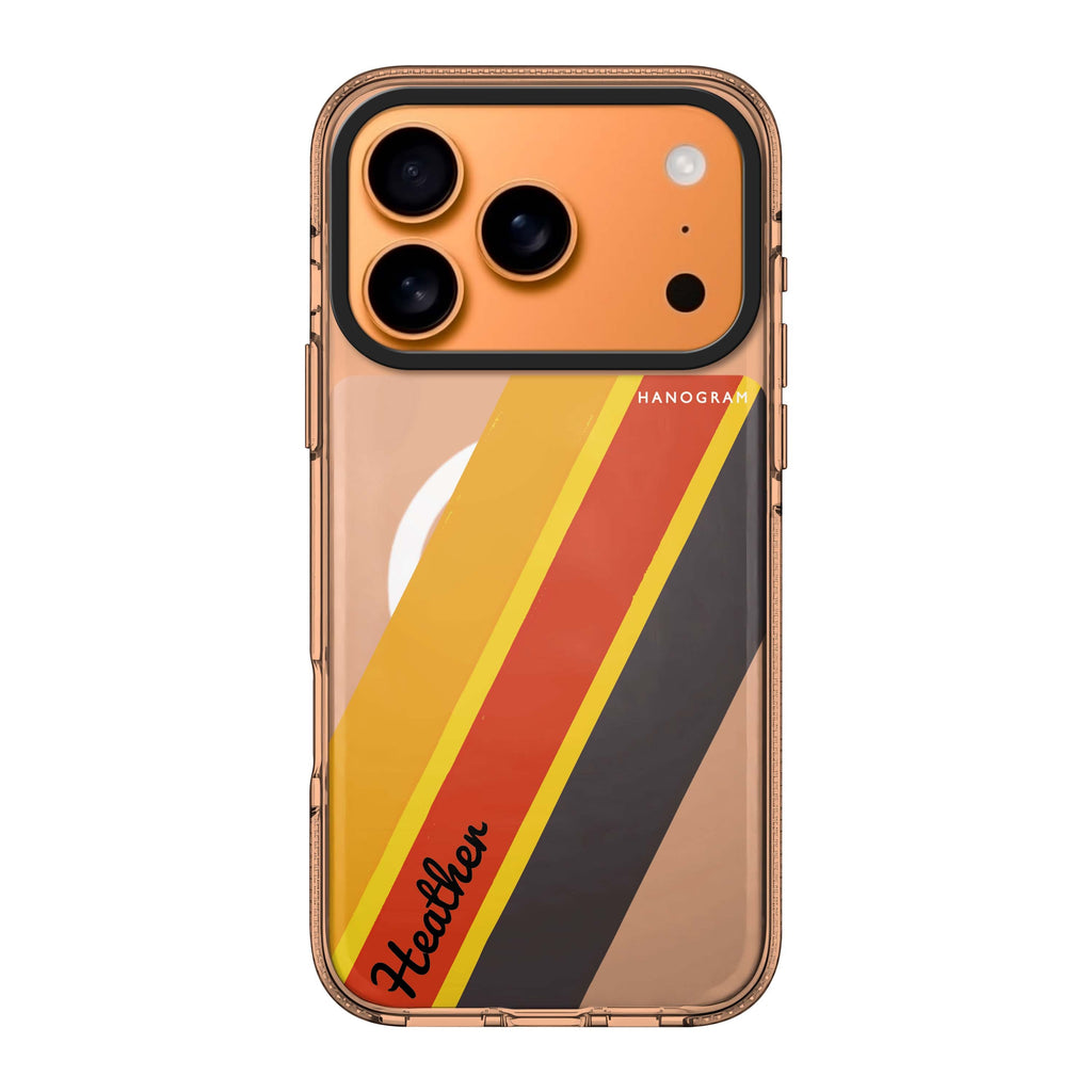 Timeless Twist personalized name abstract vintage iPhone 17 Pro Max ultra clear case