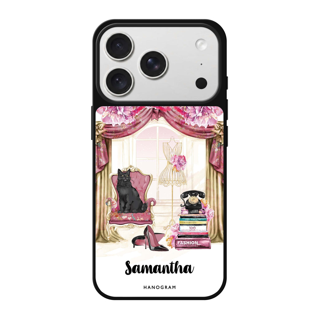 Vintage Fashion personalized name fashion vintage iPhone 18 Pro Max mirror case