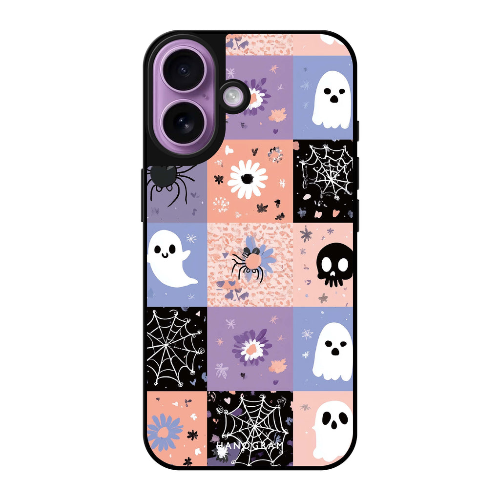 Pastel Patchwork Haunts Mirror Case