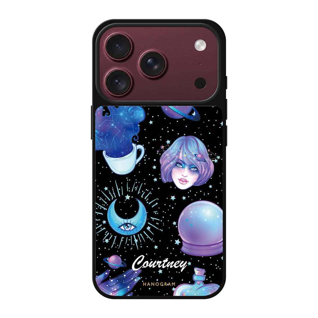 Nocturnal II personalized name dark iPhone 18 Pro Max mirror case
